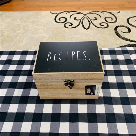 Rae Dunn recipes box nwt